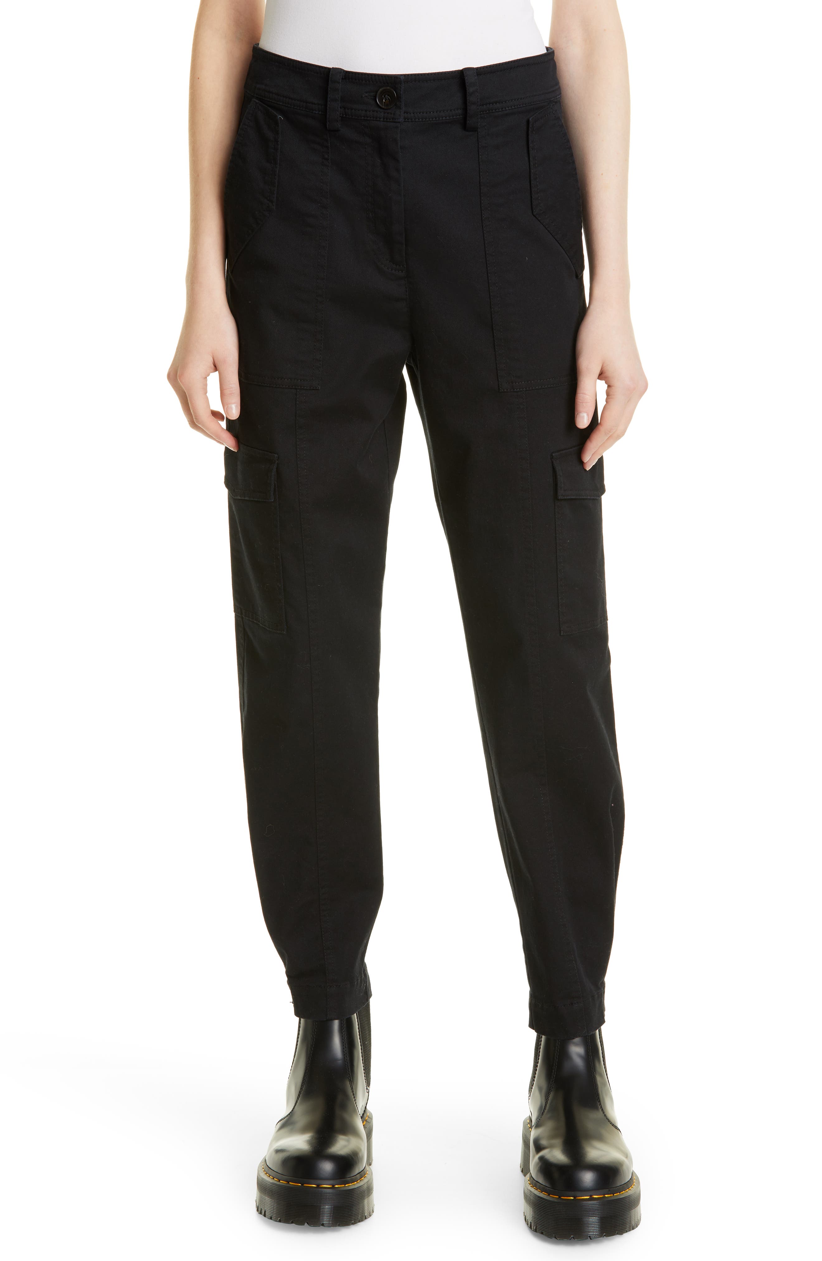 Derek Lam 10 Crosby Elian Cotton Blend Utility Pants