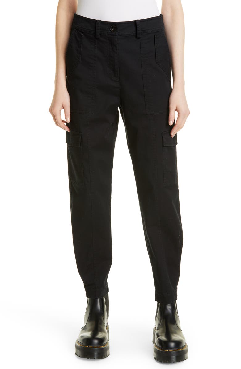 Derek Lam 10 Crosby Elian Cotton Blend Utility Pants, Main, color,