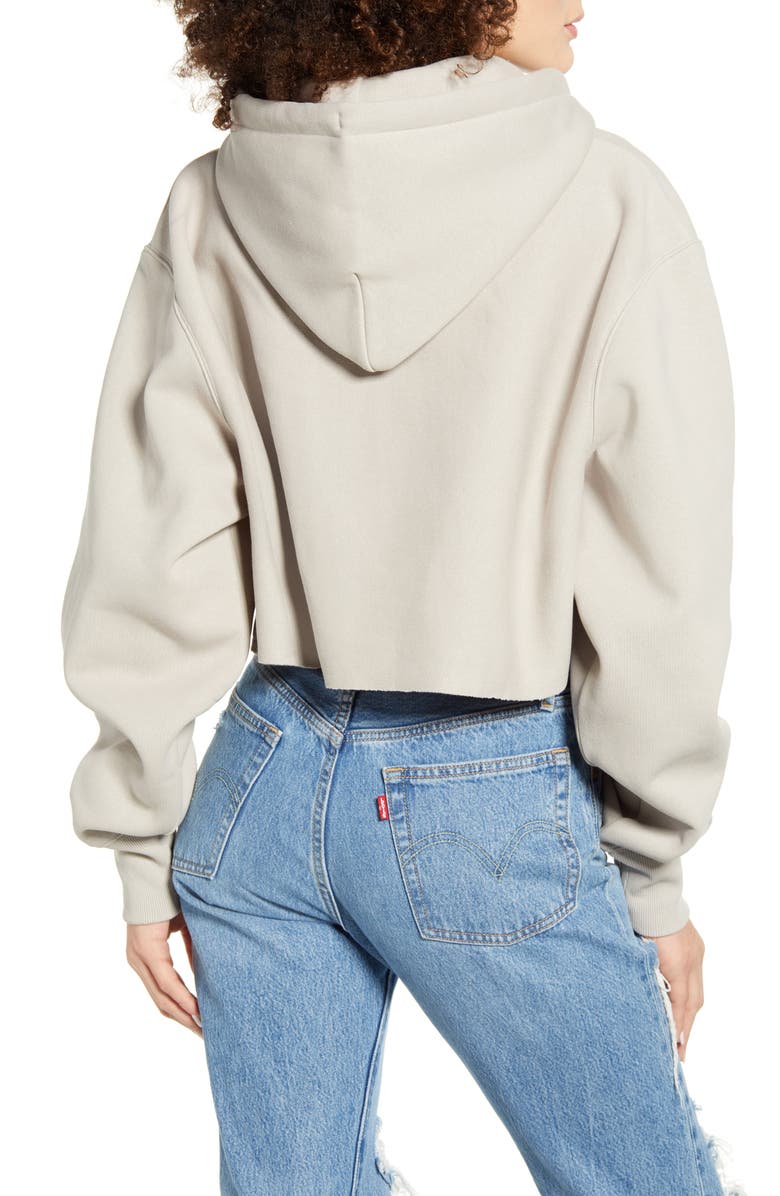 Champion Reverse Weave Crop Hoodie, Alternate, color,