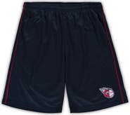 PROFILE Men's Navy Cleveland Guardians Big & Tall Mesh Shorts