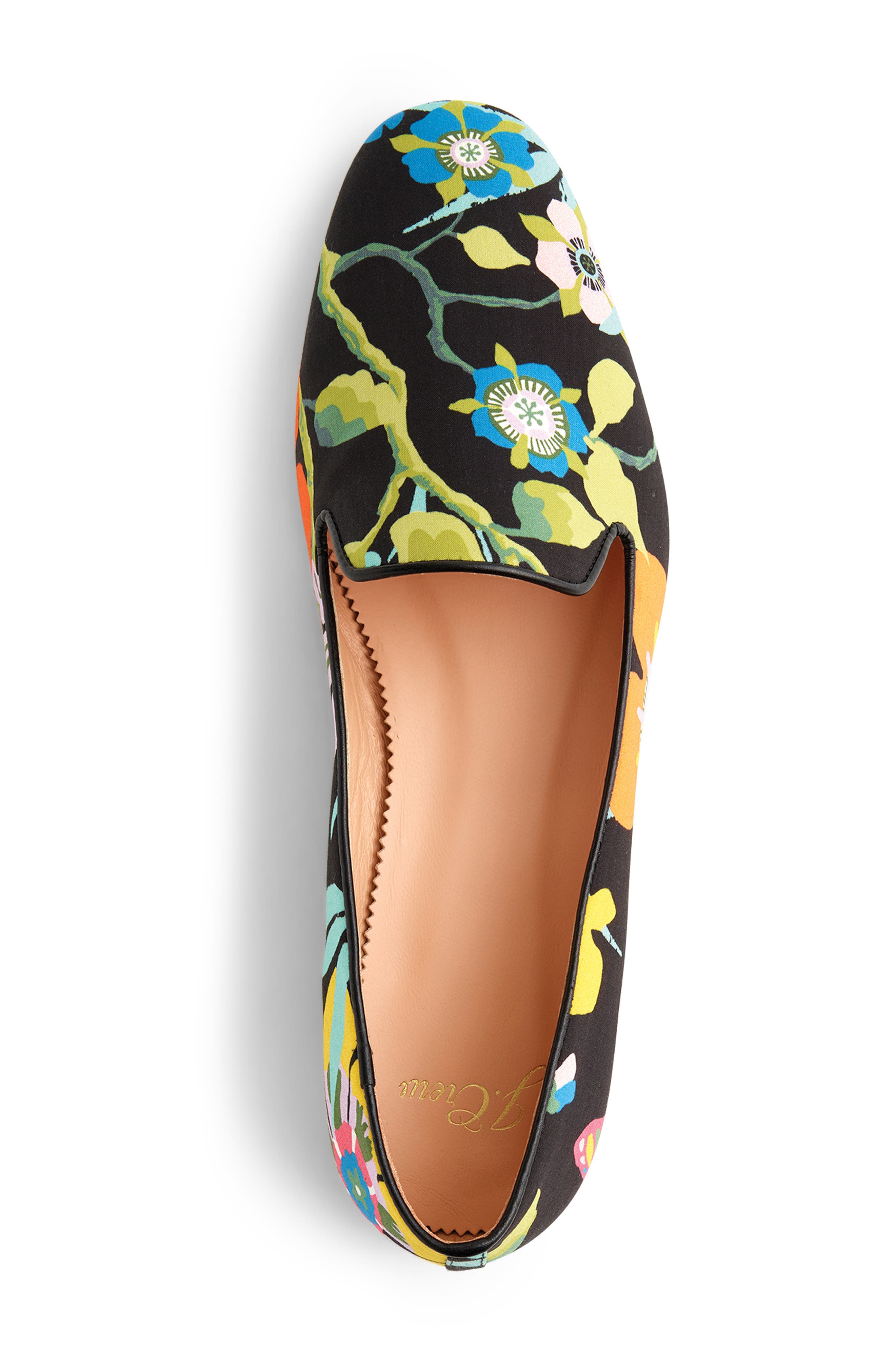 J.Crew Liberty<sup>®</sup> Floral Smoking Slipper, Alternate, color, 