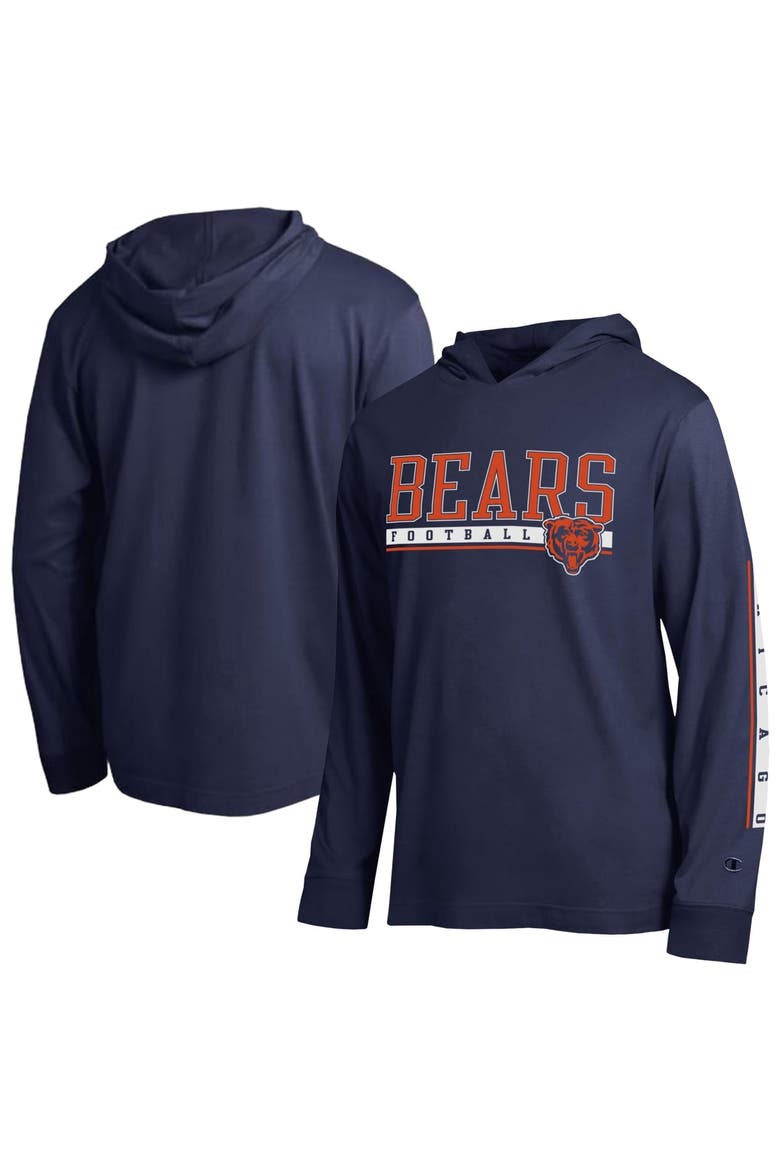 Men's Champion Navy Chicago Bears All Star Hooded T-Shirt, Main, color, Navy