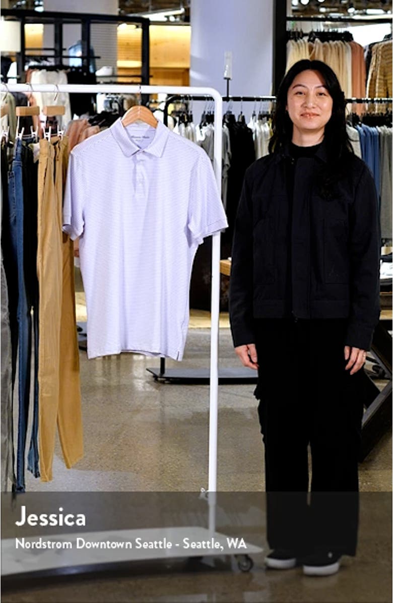 Versa Stripe Performance Golf Polo, sales video thumbnail