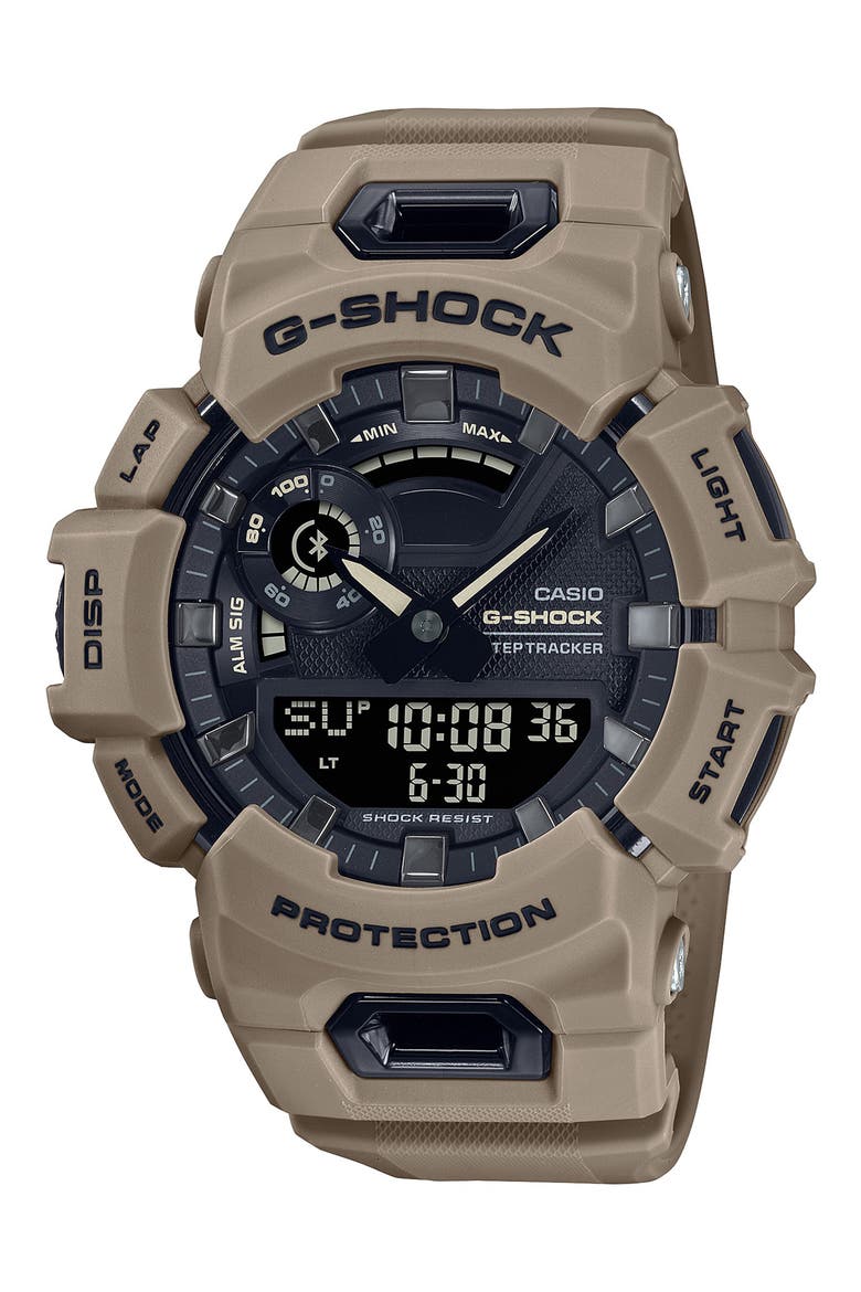 G-SQUAD Digital Watch, 49mm, Main, color, BEIGE