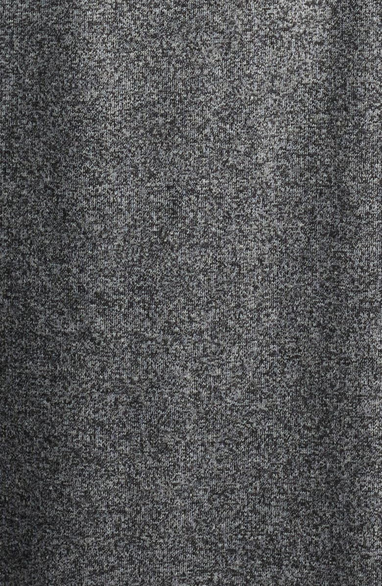 Majestic International Feel Good Fleece Robe, Alternate, color, Marled Black