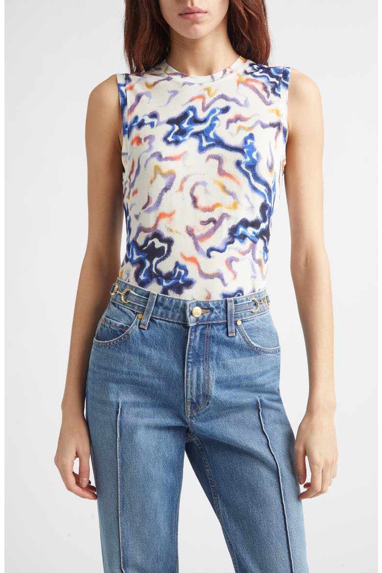 Ines Sleeveless Top, Main, color, PRISM