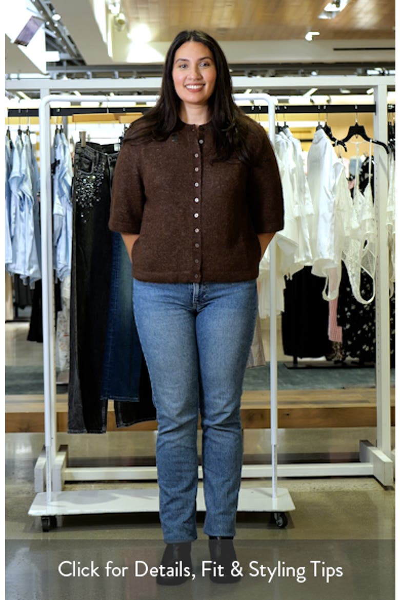 Apres Elbow Sleeve Alpaca & Pima Cotton Cardigan video