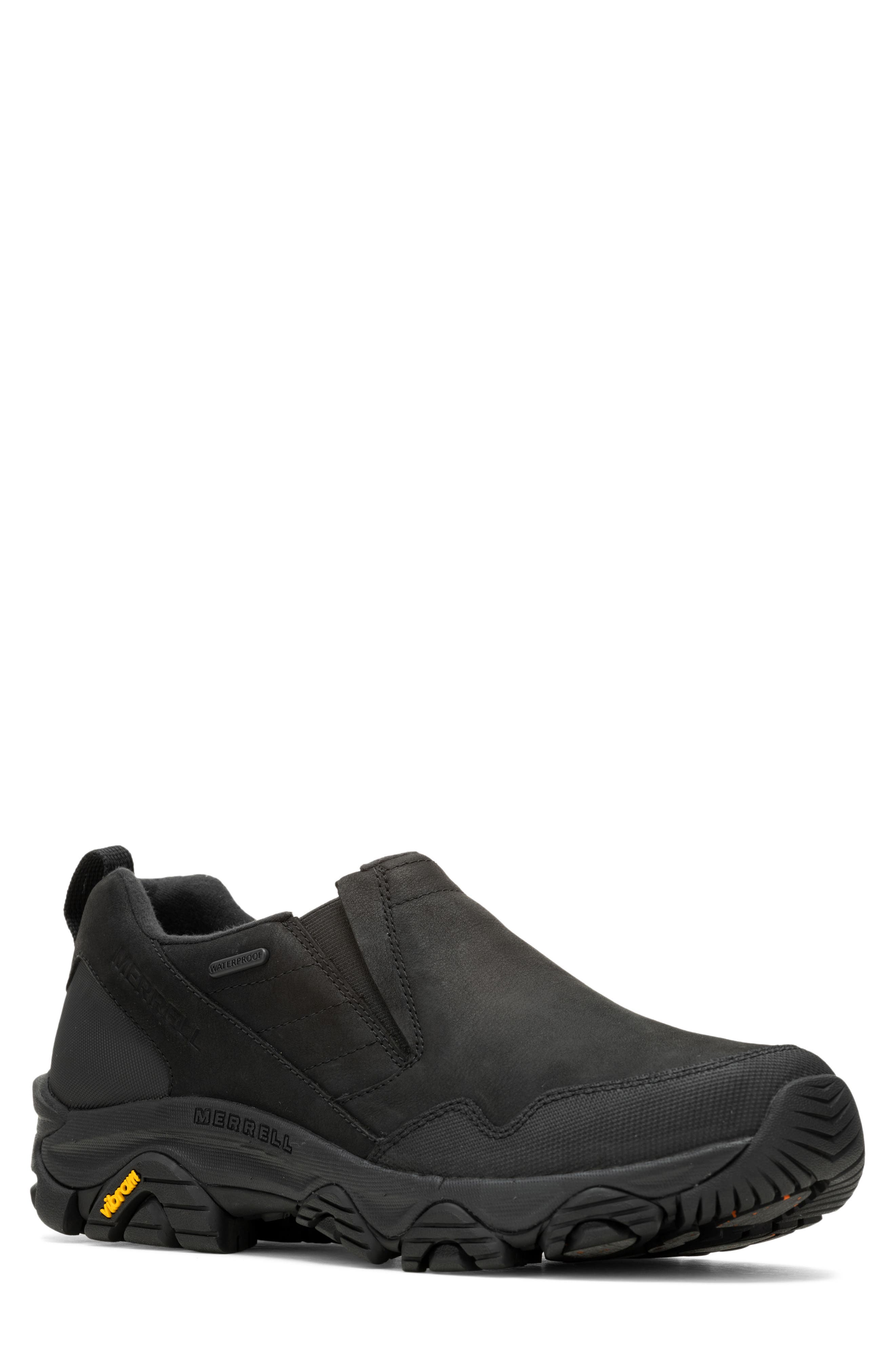 Coldpack 3 Thermo Moc Waterproof Leather Shoe, Main, color, BLACK