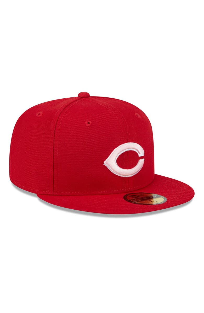 New Era Men's New Era  Red Cincinnati Reds 2024 Mother's Day On-Field 59FIFTY Fitted Hat, Alternate, color, 
