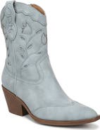 SAM & LIBBY Flash Western Faux Leather Bootie