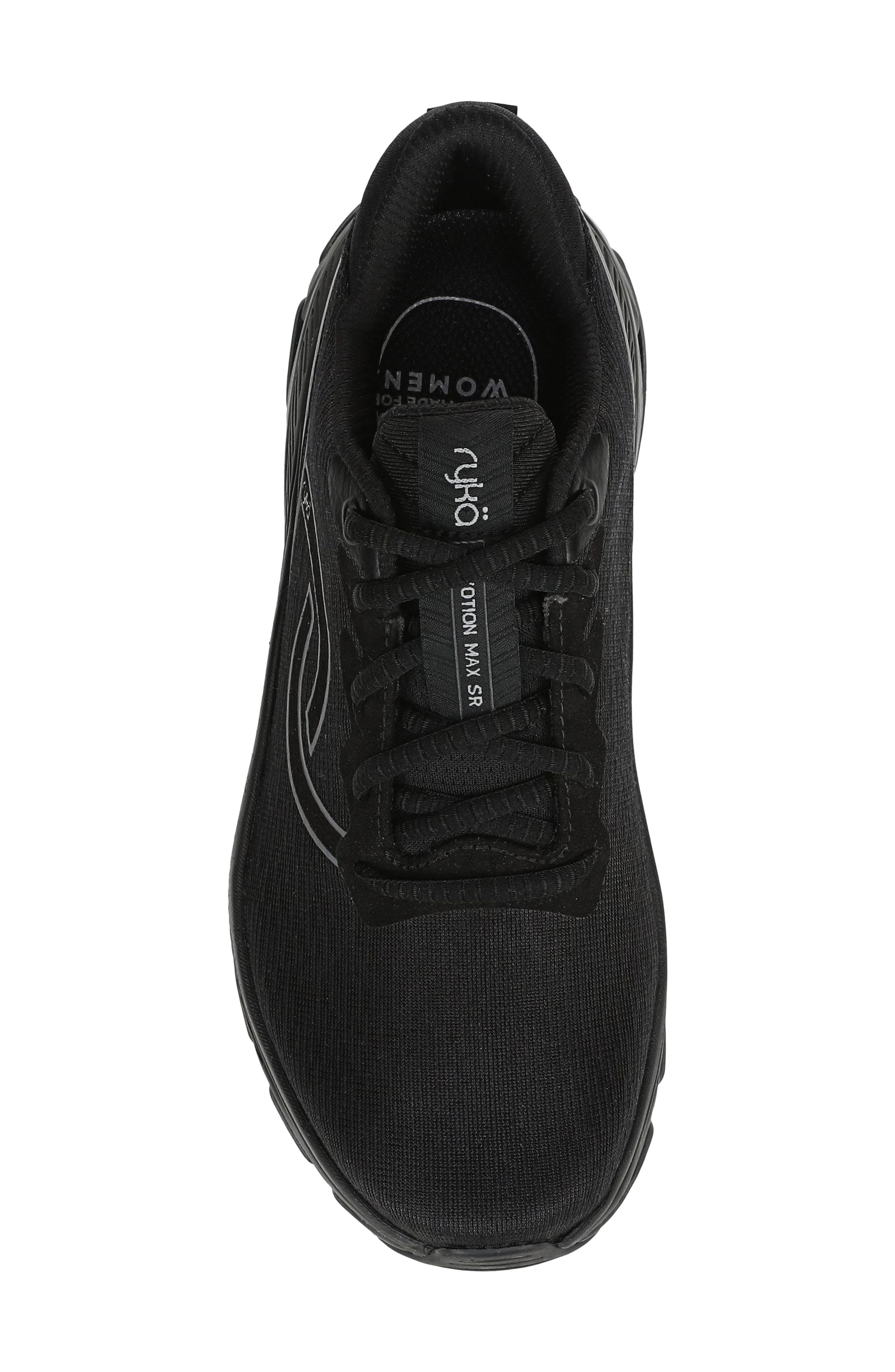 Rykä Devotion Max SR Walking Sneaker, Alternate, color, Black/ Black