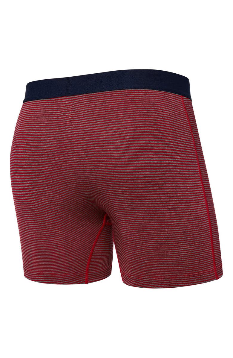 SAXX Vibe Super Soft Boxer Briefs, Alternate, color, Mst-Mini Stripe Cherry