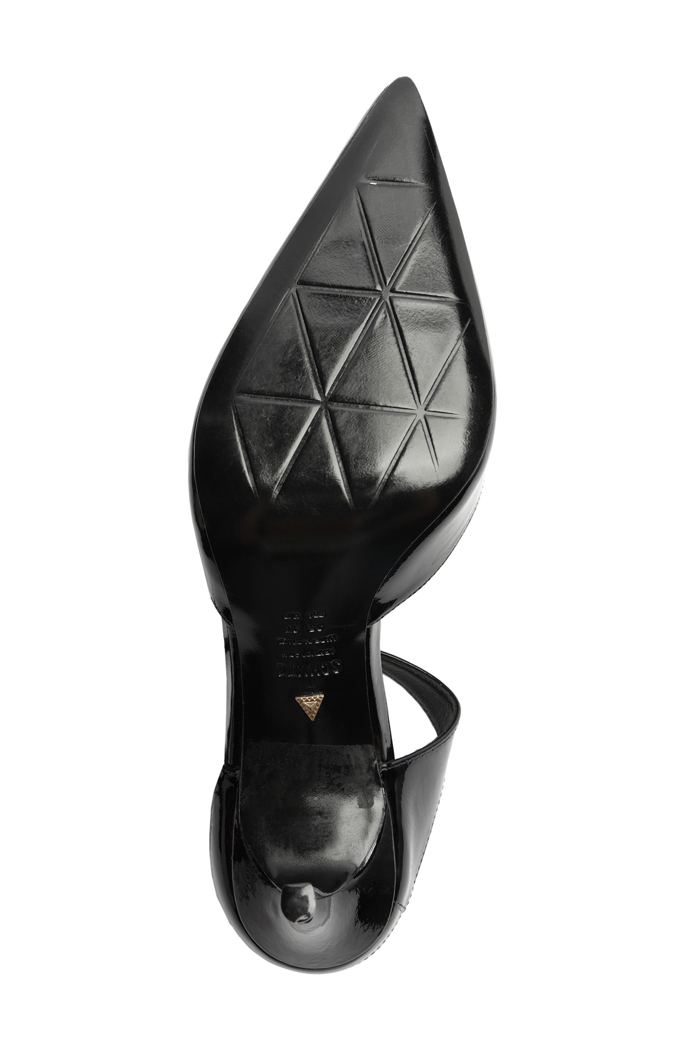 Schutz Laura Ankle Strap Pointed Toe Mule, Alternate, color, 