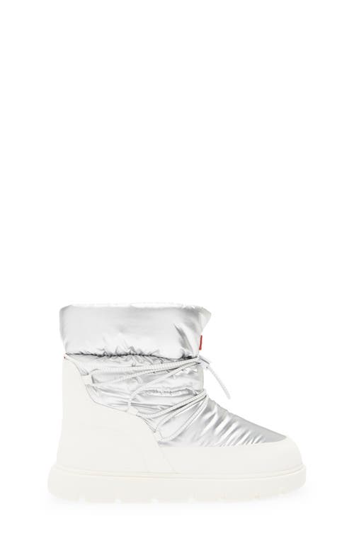 Hunter Kids' Cozy Insulated Waterproof Winter Boot In Metallic
