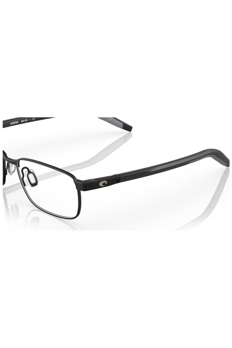 53mm Rectangle optical glasses, Alternate, color, Black