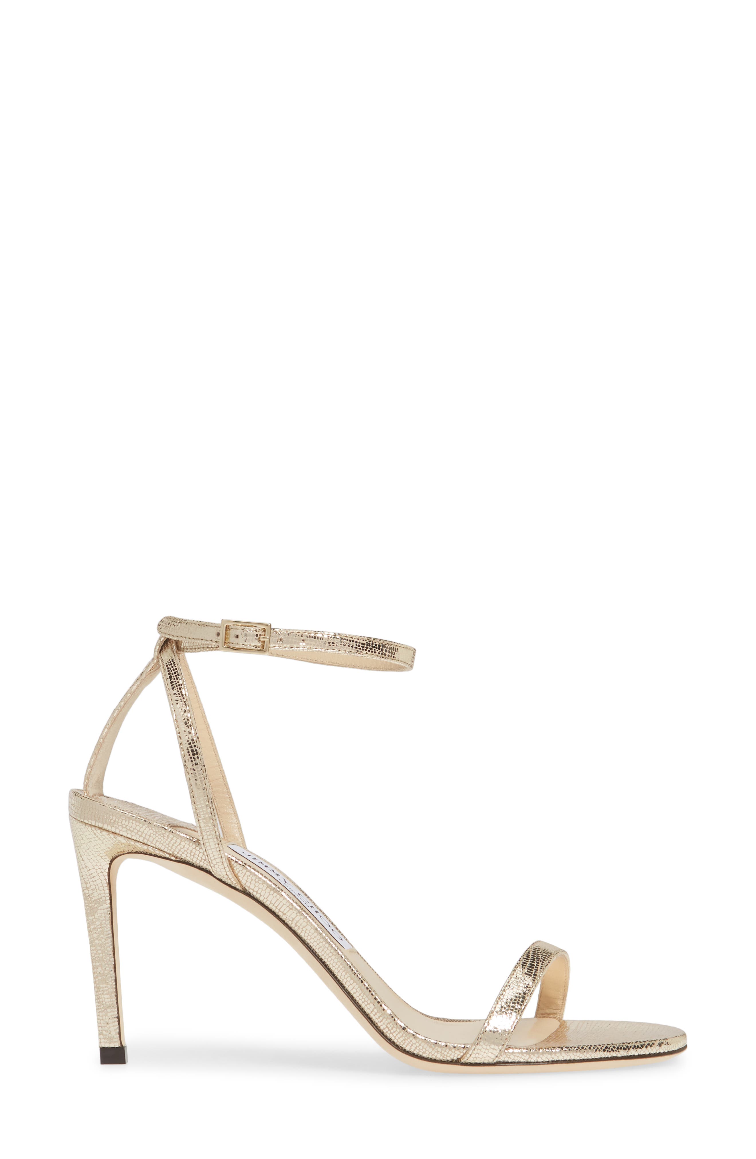 Jimmy Choo Minny Ankle Strap Sandal, Alternate, color, 