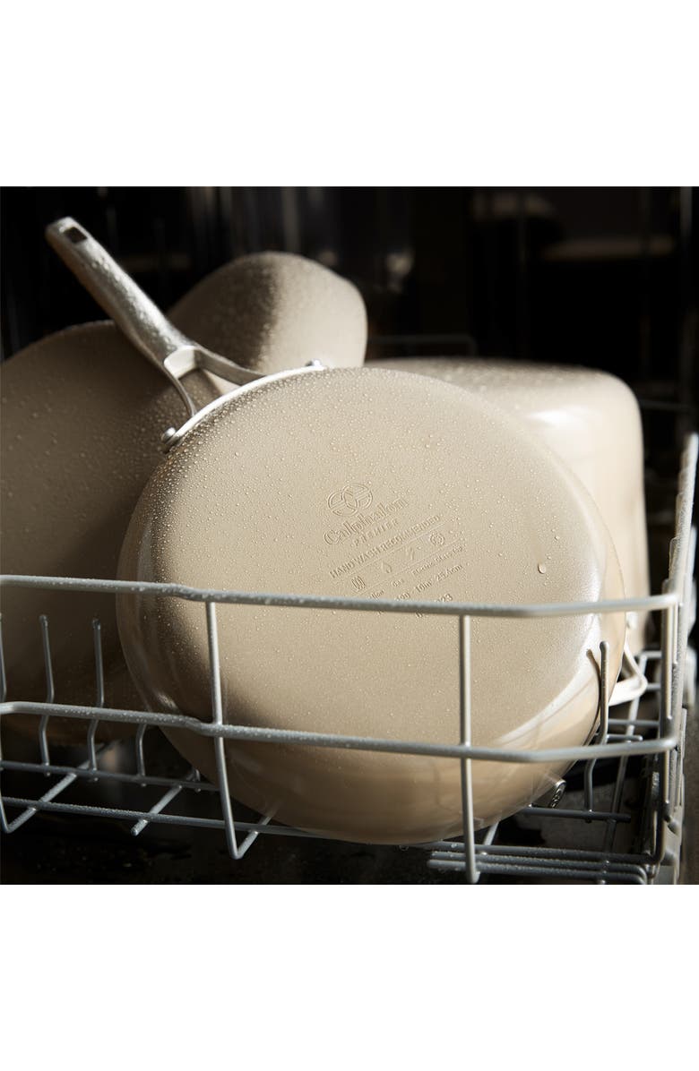 CALPHALON Premier Ceramic Nonstick 8-Piece Cookware Set, Alternate, color, Cream