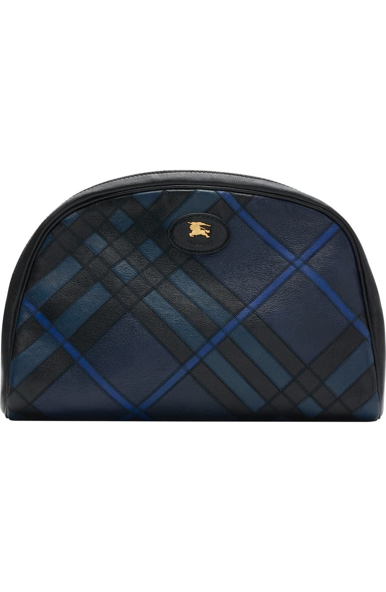 Burberry Highlands Pouch, Main, color, Storm Blue