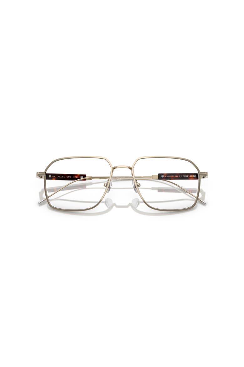 54mm Rectangle optical glasses, Alternate, color, Gold