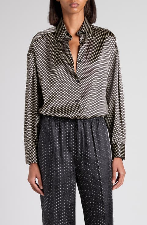 コート [TOM FORD] Twill Blouse Women's TOM FORD Blouses | Nordstrom