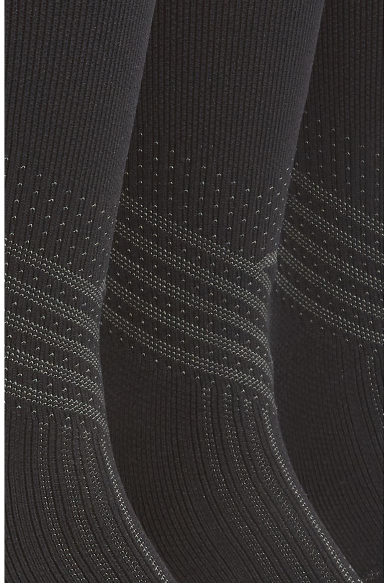 Assorted 3-Pack Athletic Crew Socks, Alternate, color, BLACK