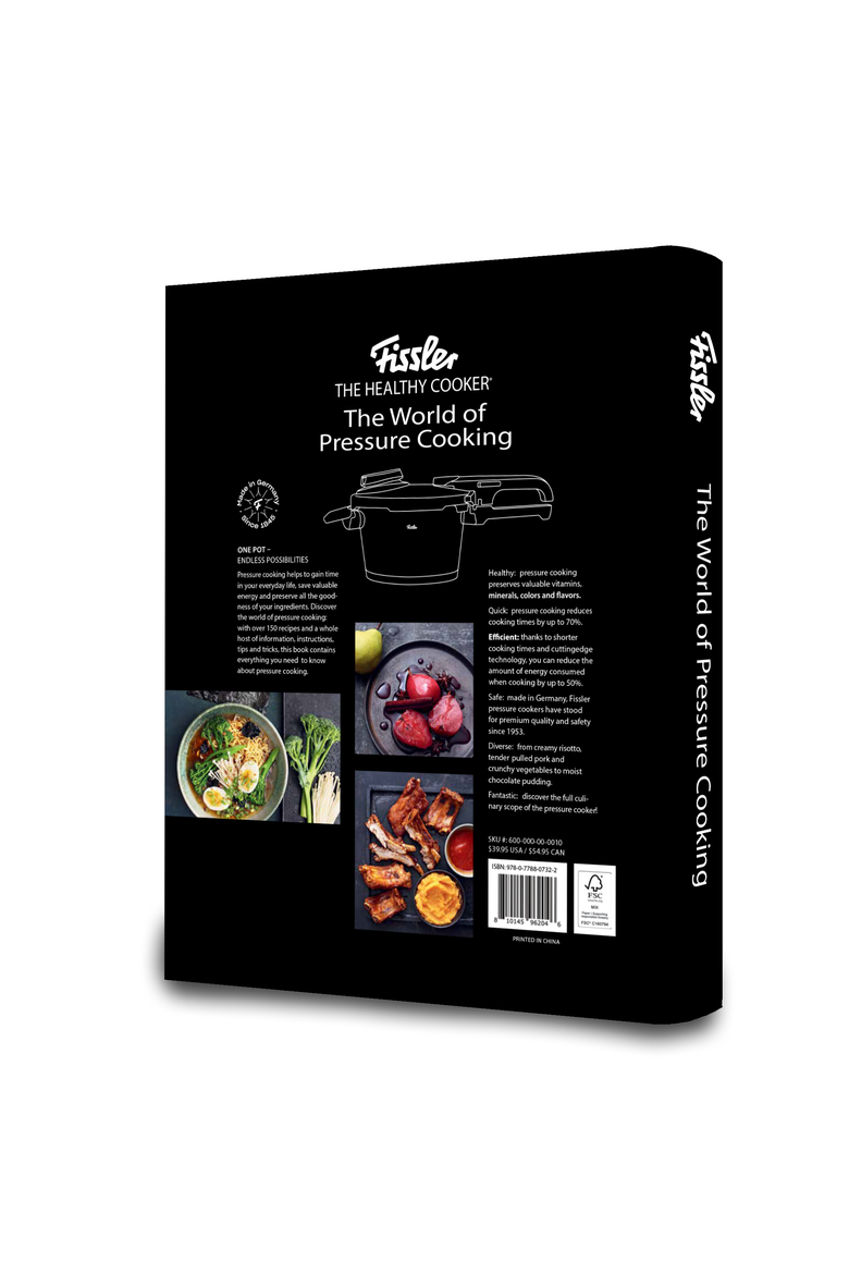 The World of Pressure Cooking - The Ultimate Guide to The Healthy Cooker® with 150+ Recipes, Techniques & History -Hardcover, Alternate, color, Black
