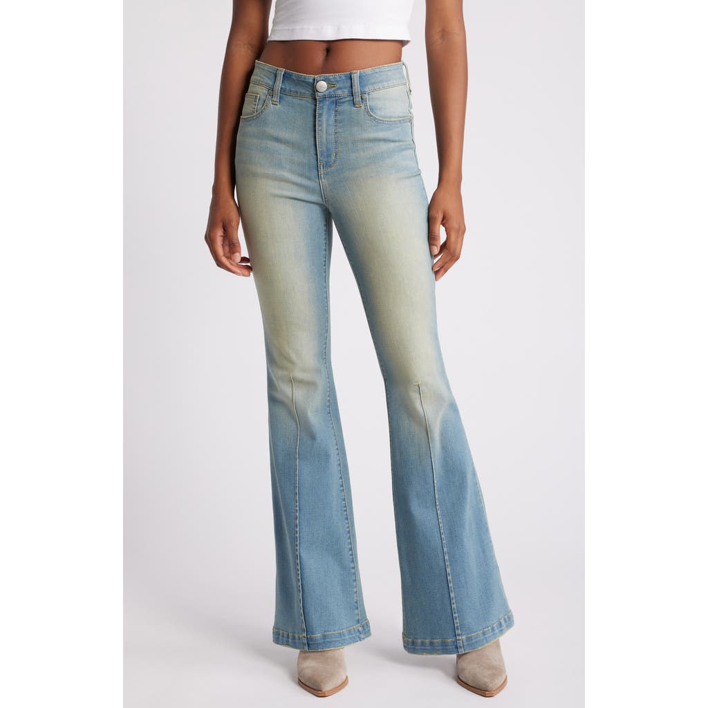 1822 Denim High Waist Flare Jeans in Kavia