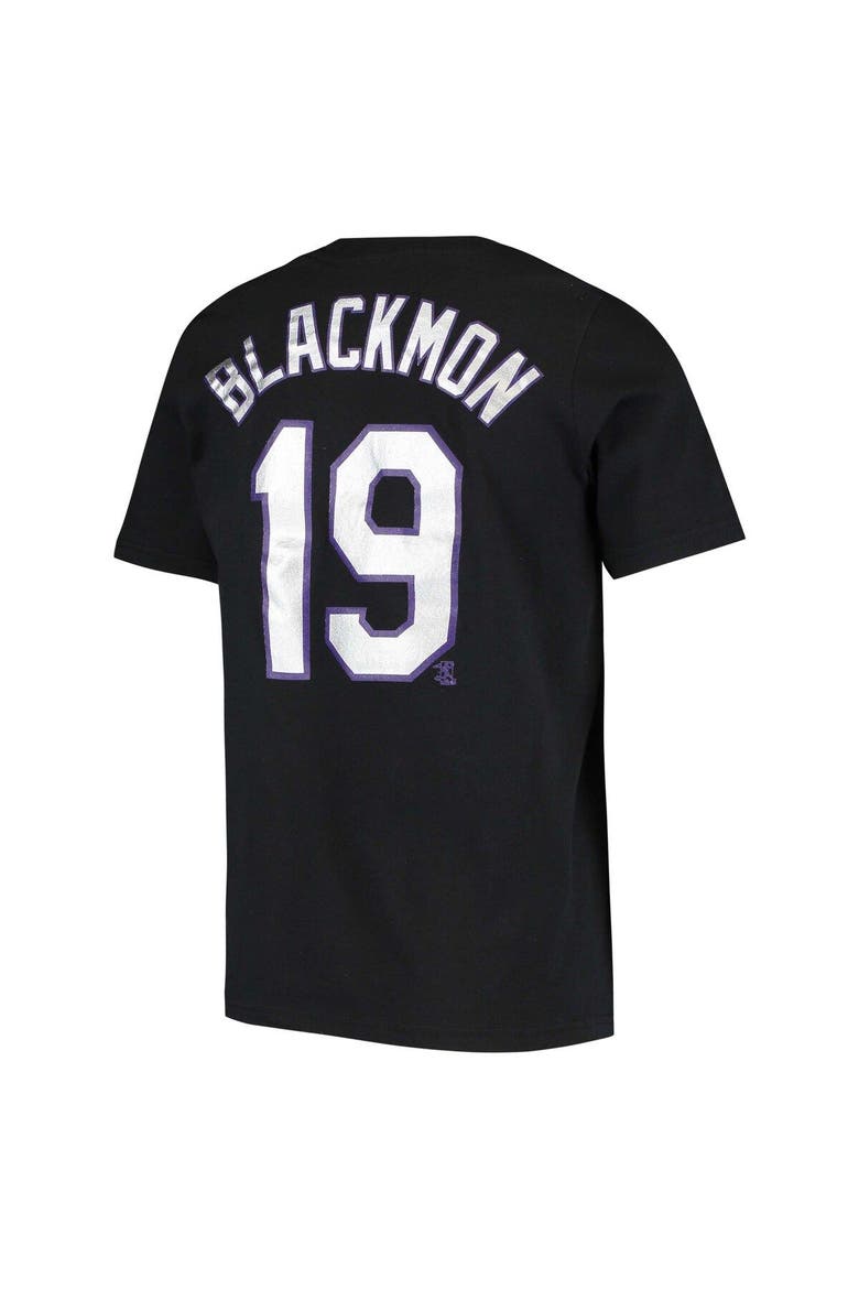 Youth Nike Charlie Blackmon Black Colorado Rockies Player Name & Number T-Shirt, Alternate, color, Black