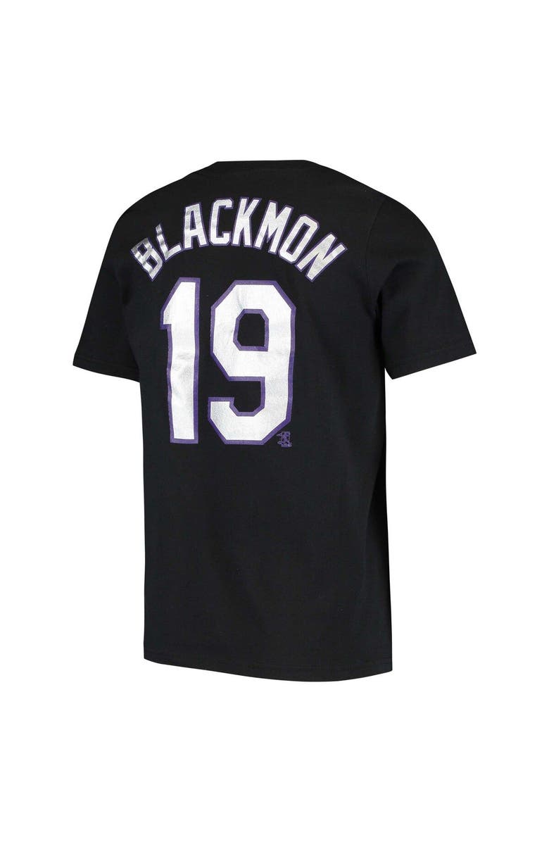 Nike Youth Nike Charlie Blackmon Black Colorado Rockies Player Name & Number T-Shirt, Alternate, color, Black