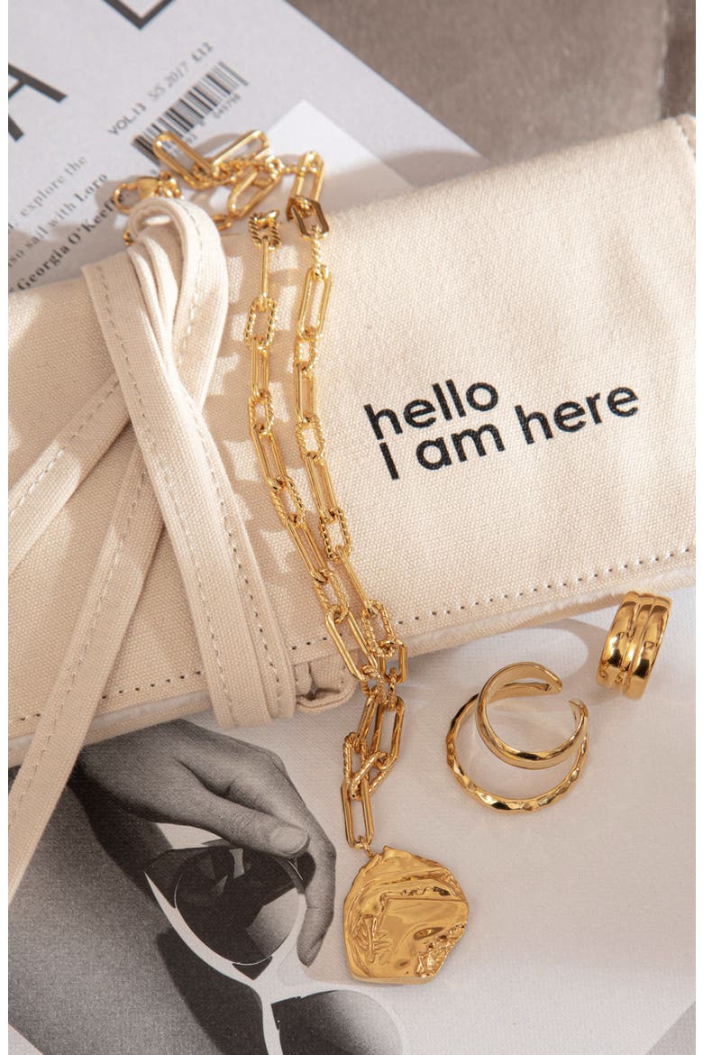 Jewellery Travel Roll, Alternate, color, Beige