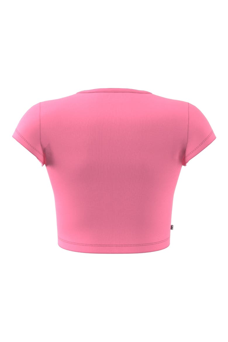 Logo Crop T-Shirt, Alternate, color, BLISS PINK