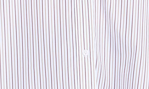 Twp Big Joe Stripe Cotton Button-up Shirt In White