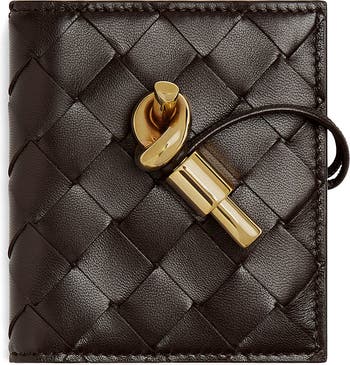 Intrecciato Slim Leather Bifold Wallet