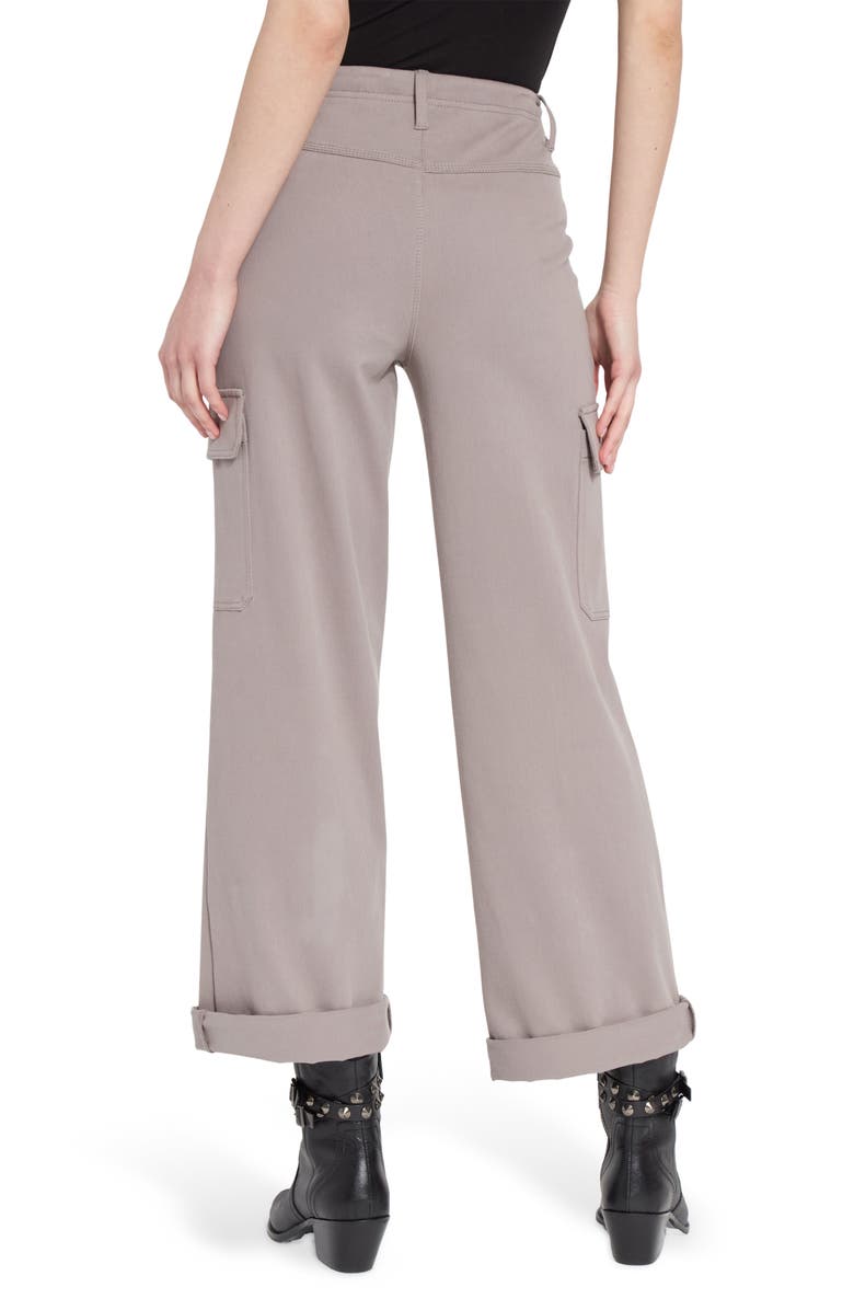 Lysse Scout High Waist Cargo Stretch Jeans, Alternate, color, Ash