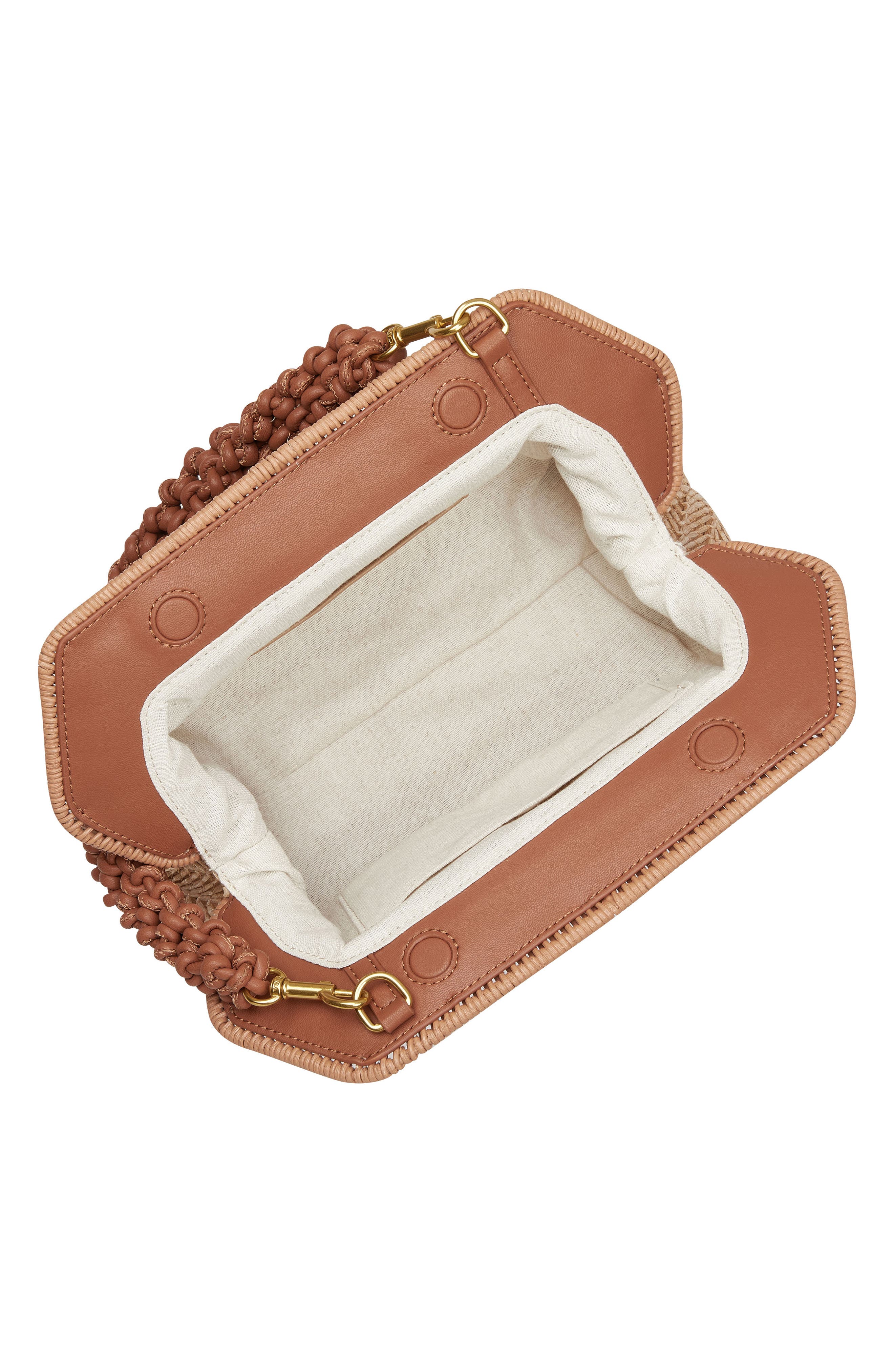 Vince Camuto Amari Woven Clutch, Alternate, color, 