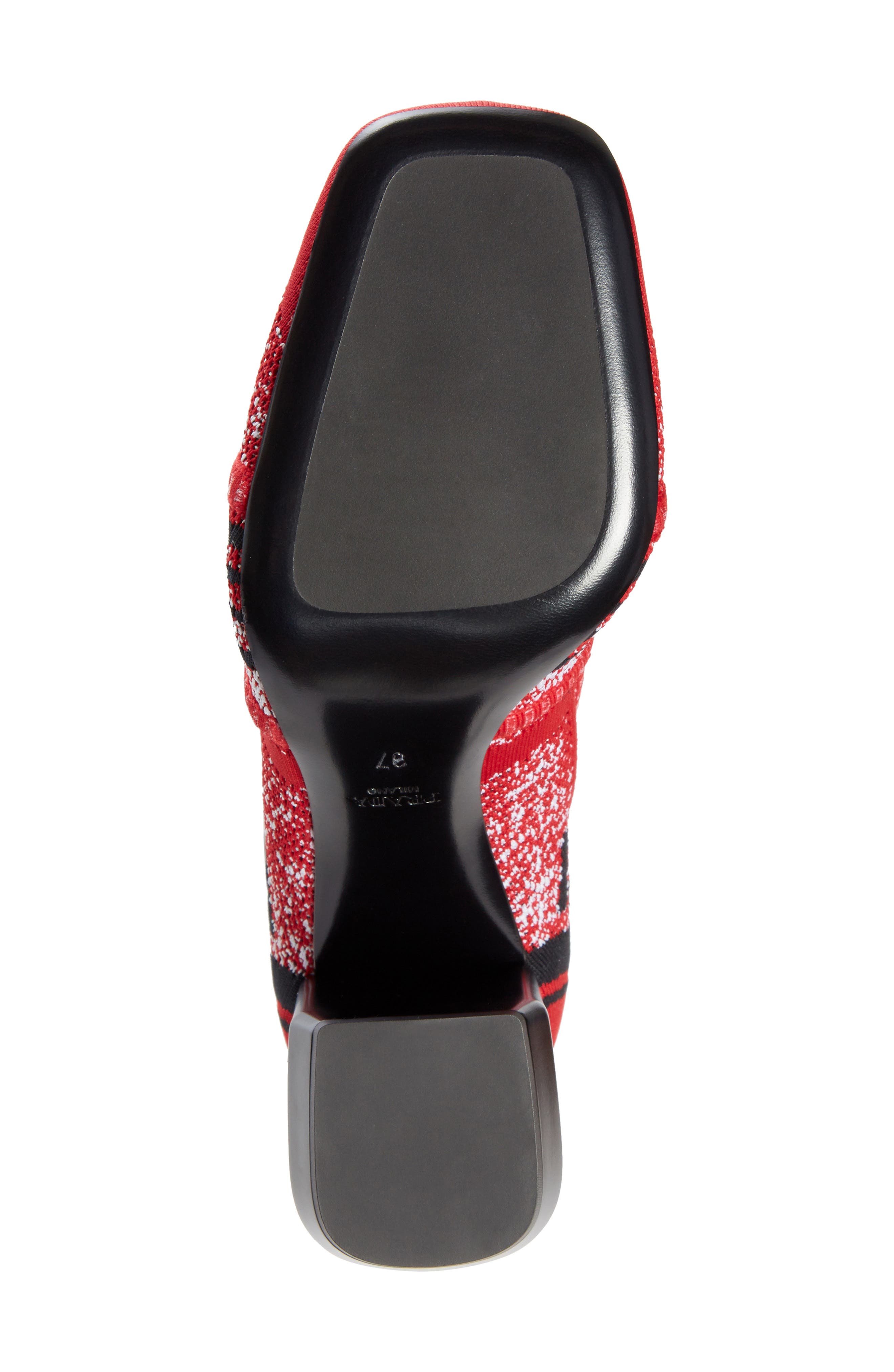 Prada Knit Loafer Pump, Alternate, color, 