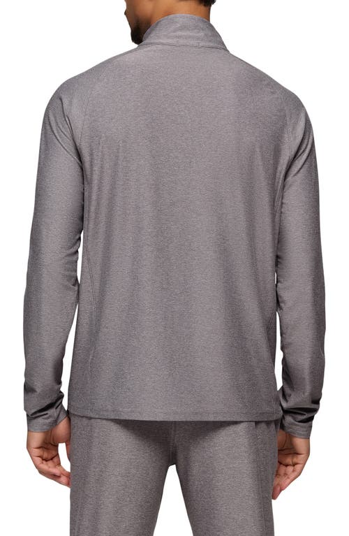 Prana Altitude Tracker Performance Quarter Zip In Gray