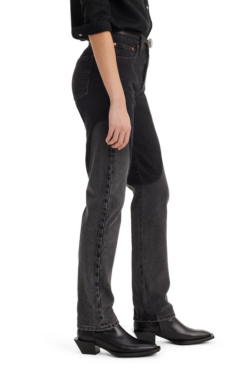 Levi's<sup>®</sup> 501<sup>™</sup> Original Straight Leg Chap Jeans, Alternate, color, 