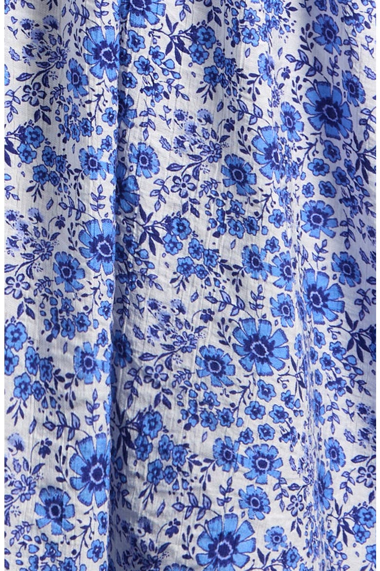 Kids' Floral Ruffle Party Dress, Alternate, color, BLUE FLORAL
