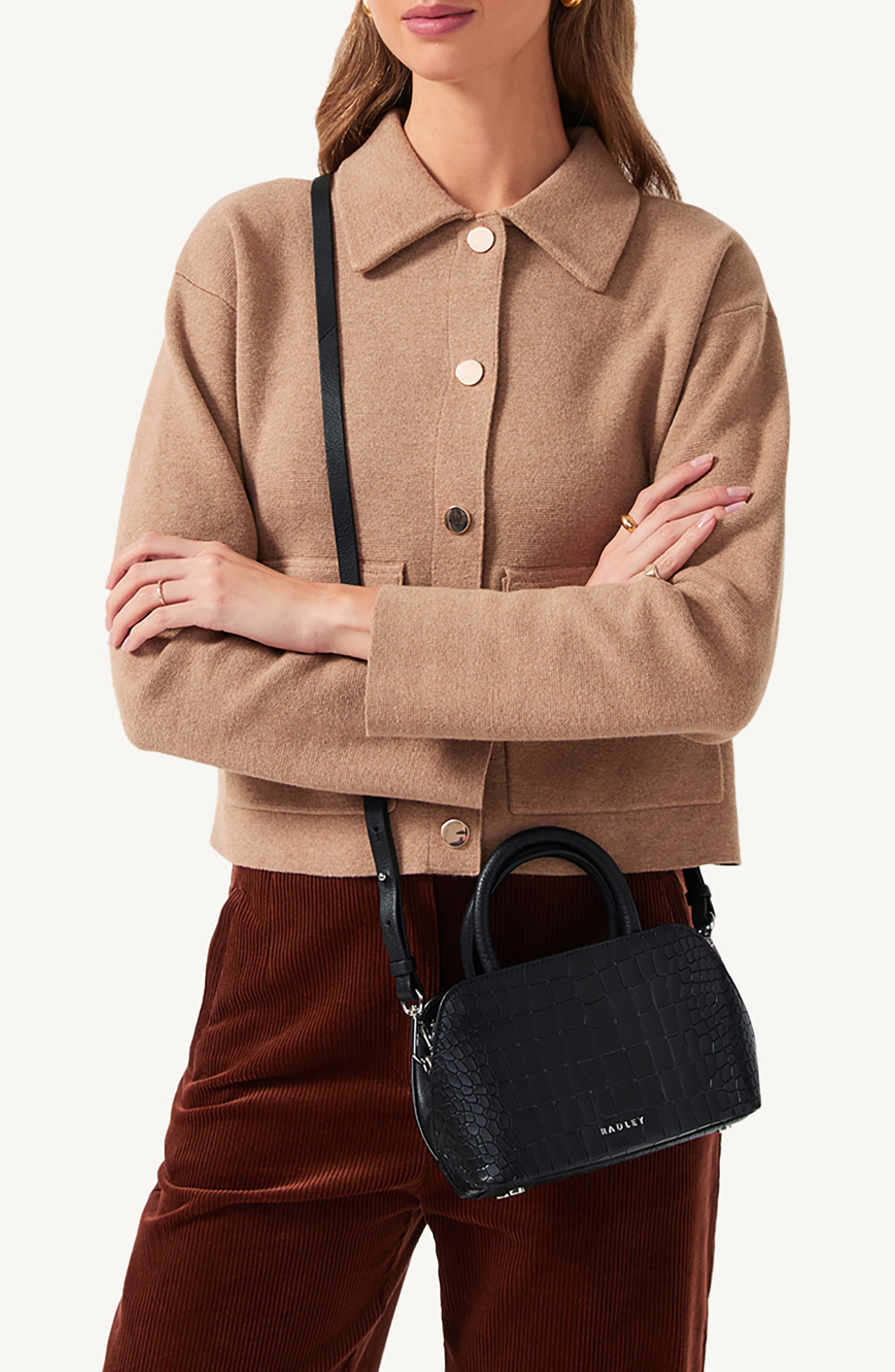 Radley Liverpool Zip Crossbody Bag, Alternate, color, Black