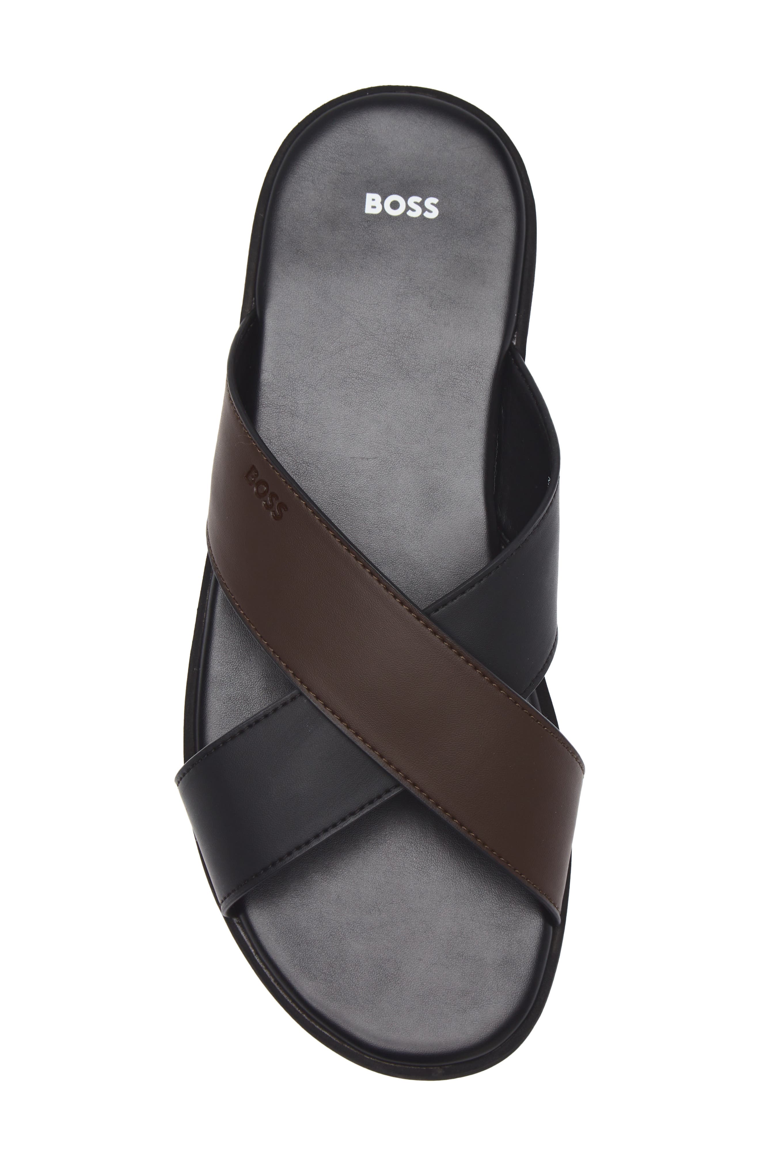 BOSS Darrel Slide Sandal, Alternate, color, Black