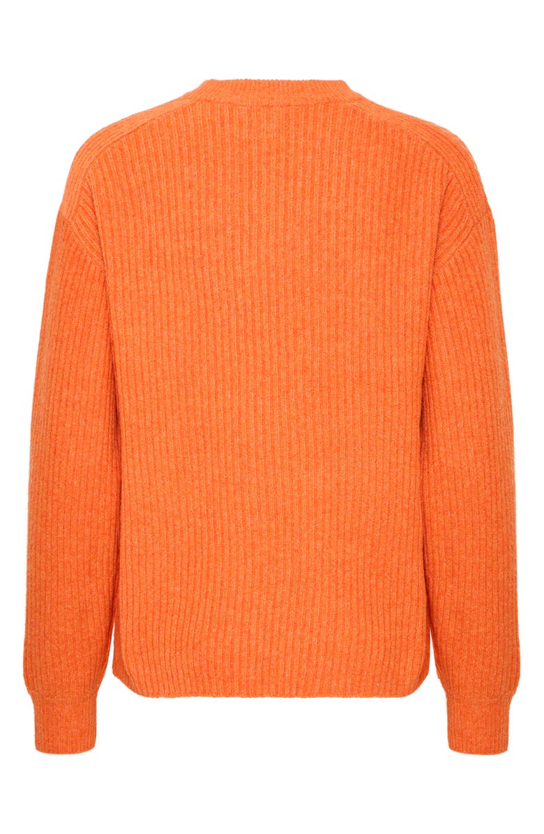 B.YOUNG Onema Long Sleeve Crewneck Knit Sweater, Alternate, color, Havrvest Pumpkin Mix