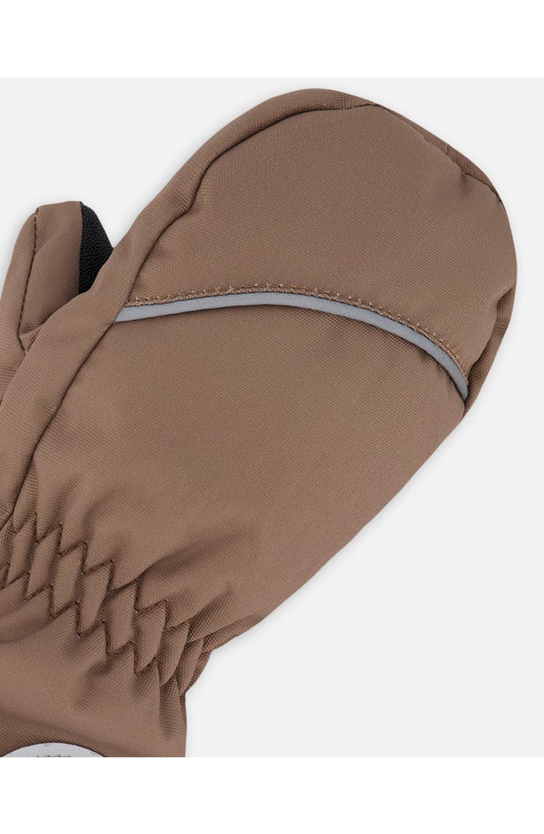 Deux par Deux Boy Winter Mittens Play, Alternate, color, Taupe