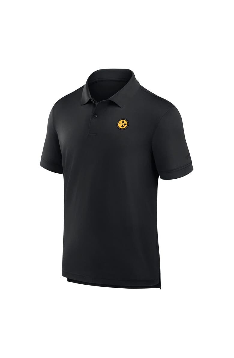 FANATICS Men's Fanatics Black Pittsburgh Steelers Front Office Move Mono Polo, Alternate, color, Black