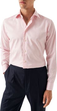 Eton Contemporary Fit Twill Dress Shirt