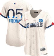Nike Women's Nike Freddie Freeman Cream Los Angeles Dodgers City Connect Limited Jersey