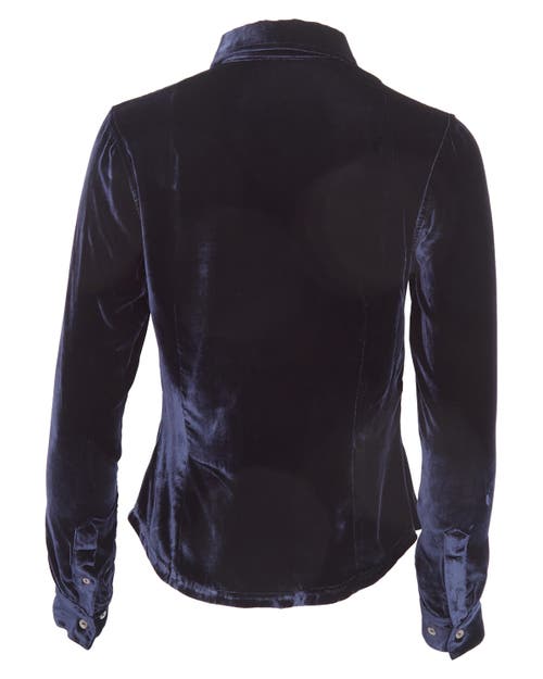 Lords Of Harlech Sylvia Velvet Shirt
