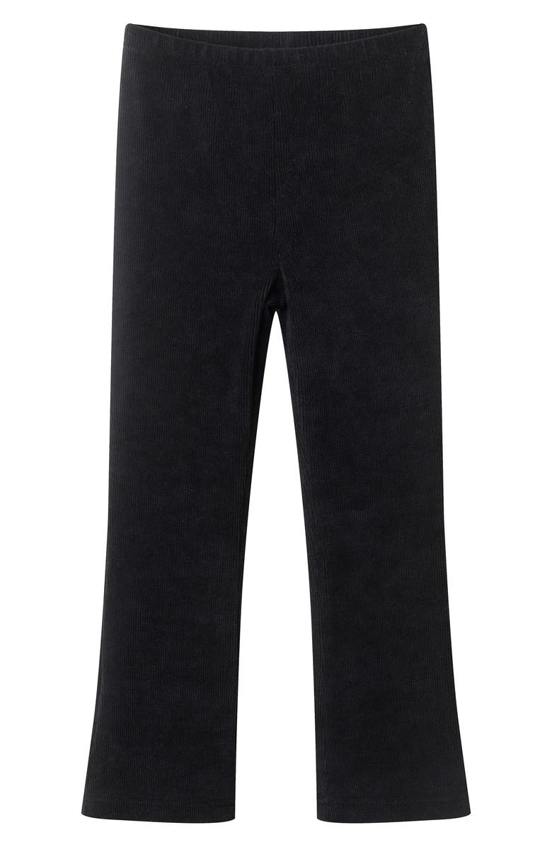 Andy & Evan Kids' Bow Sweater & Velvet Leggings Set, Alternate, color, Grey