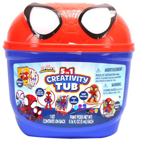 5 In 1 Creativity Tub Spidey & His Amazing Friends Ages 3+