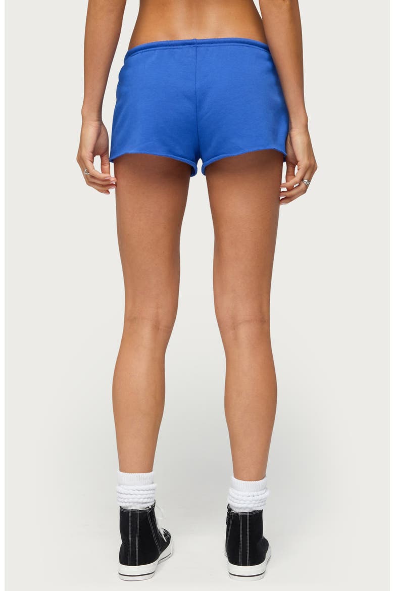Sporty Babe Drawstring Micro Shorts, Alternate, color, BLUE